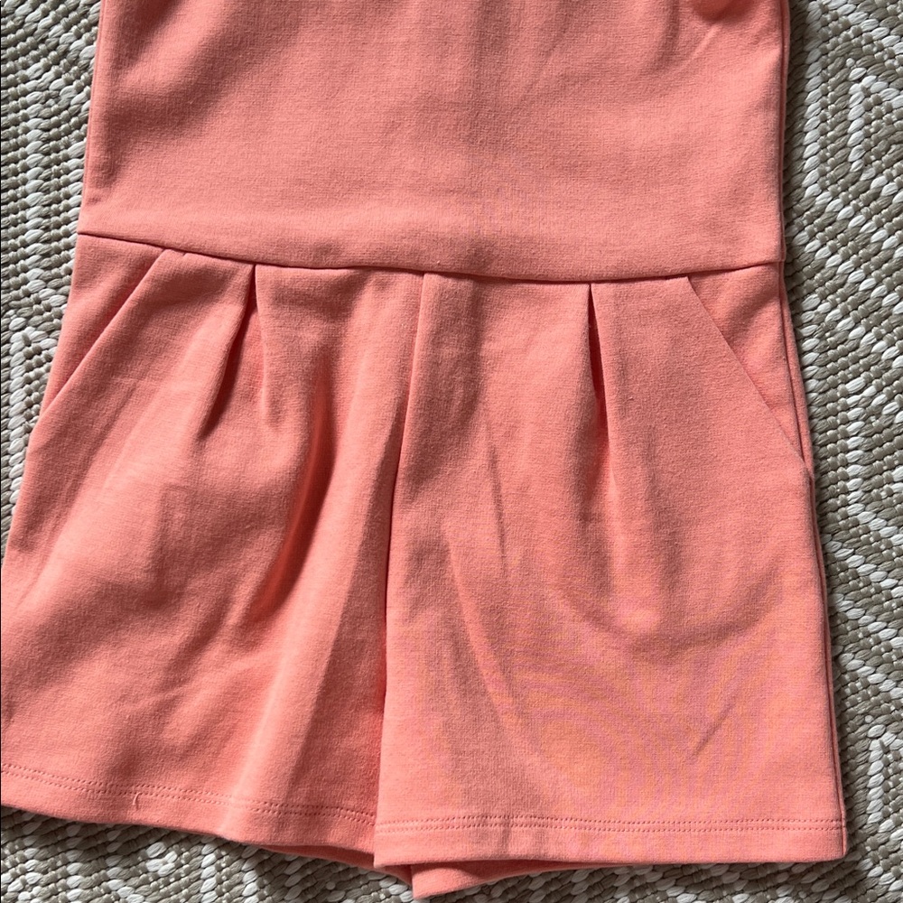 Janie and Jack Coral Ruffle Romper - Picture 5 of 5